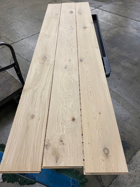 European French Oak Unfinished - Engineered 3/4" X 7" Width $5.65